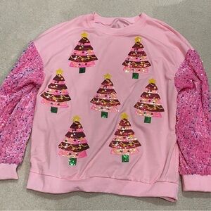 Pink Christmas Tree Top